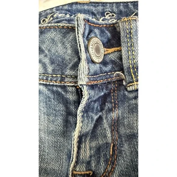 American Eagle Poplooks Stretch Lot Of 2 Woman's Jeans Slim Boot Cut Size 0-med - Picture 4 of 14